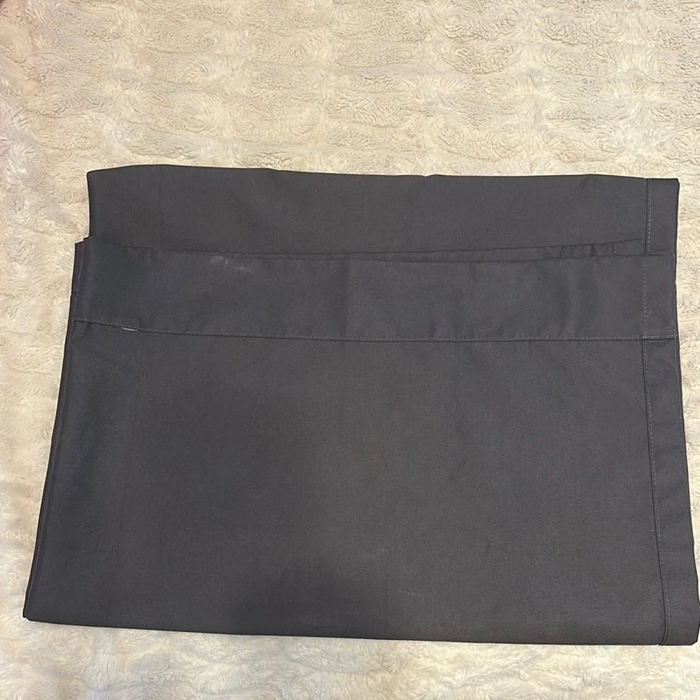 Room Essentials Dark Gray Fabric Curtain 42x63